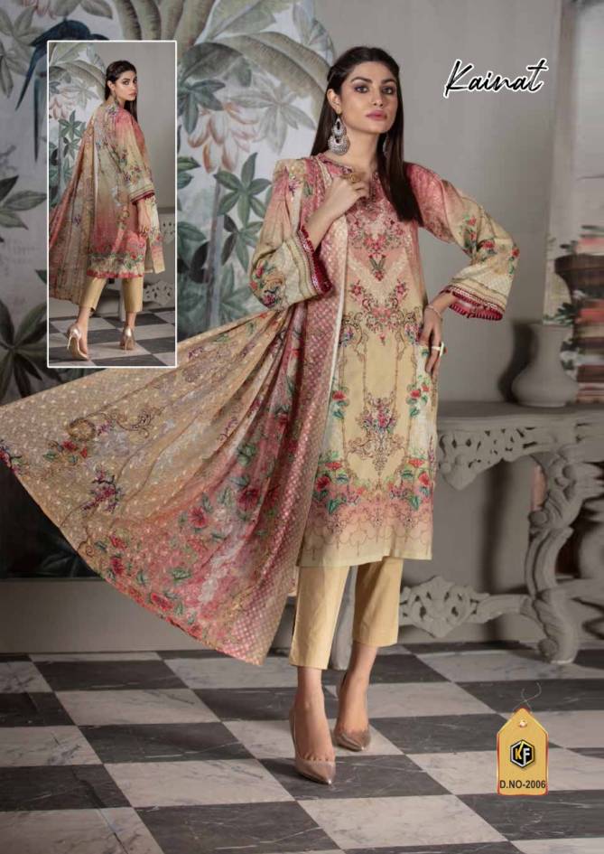 Keval Kainat 2 Luxury Lawn Casual Wear Cotton Karachi Dress Material Collection
